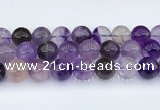 CRU1016 15.5 inches 14mm round mixed rutilated quartz beads