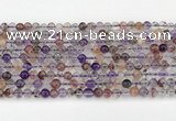 CRU1017 15.5 inches 4mm round mixed rutilated quartz beads