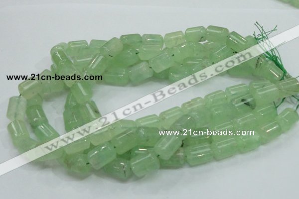 CRU134 15.5 inches 12*17mm column green rutilated quartz beads