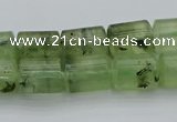 CRU226 15.5 inches 10*14mm triangle green rutilated quartz beads