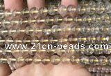 CRU630 15.5 inches 7mm round golden rutilated quartz beads