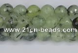 CRU801 15.5 inches 6mm faceted round prehnite gemstone beads