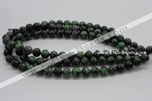 CRZ04 15.5 inches 12mm round ruby zoisite gemstone beads Wholesale