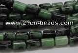 CRZ07 15.5 inches 6*8mm column ruby zoisite gemstone beads Wholesale