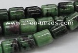 CRZ09 15.5 inches 10*12mm column ruby zoisite gemstone beads Wholesale