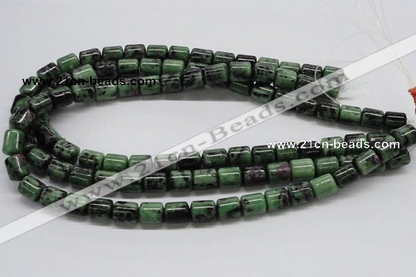 CRZ09 15.5 inches 10*12mm column ruby zoisite gemstone beads Wholesale