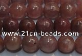 CRZ1000 15.5 inches 6mm - 6.5mm round A- grade natural ruby beads