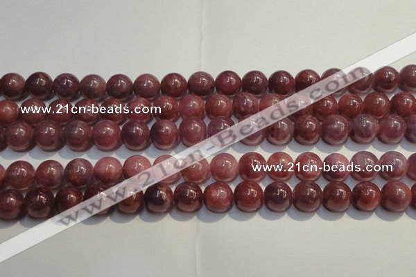 CRZ1006 15.5 inches 7mm - 7.5mm round A+ grade natural ruby beads