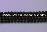 CRZ1111 15.5 inches 6mm round imitation ruby zoisite beads wholesale