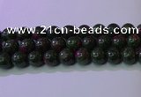 CRZ1114 15.5 inches 12mm round imitation ruby zoisite beads wholesale