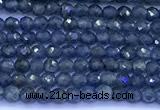 CRZ1170 15 inches 2mm faceted round sapphire beads