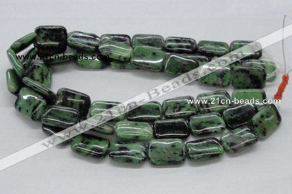 CRZ18 15.5 inches 18*25mm rectangle ruby zoisite gemstone beads