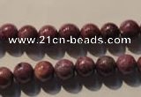 CRZ402 15.5 inches 8mm round natural ruby gemstone beads