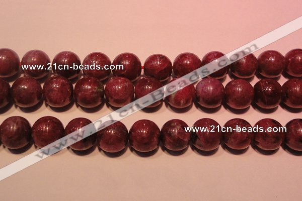 CRZ403 15.5 inches 10mm round natural ruby gemstone beads