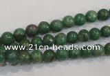 CRZ601 15.5 inches 6mm round New ruby zoisite gemstone beads