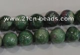 CRZ603 15.5 inches 10mm round New ruby zoisite gemstone beads