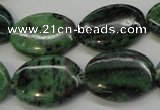 CRZ62 15.5 inches 18*25mm oval ruby zoisite gemstone beads