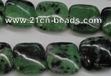 CRZ66 15.5 inches 16*16mm square ruby zoisite gemstone beads