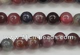 CRZ801 15.5 inches 6mm round natural ruby sapphire beads