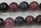 CRZ802 15.5 inches 10mm round natural ruby sapphire beads