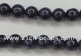 CRZ822 15.5 inches 6mm round natural sapphire gemstone beads