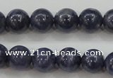 CRZ823 15.5 inches 8mm round natural sapphire gemstone beads