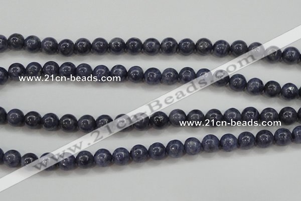 CRZ823 15.5 inches 8mm round natural sapphire gemstone beads