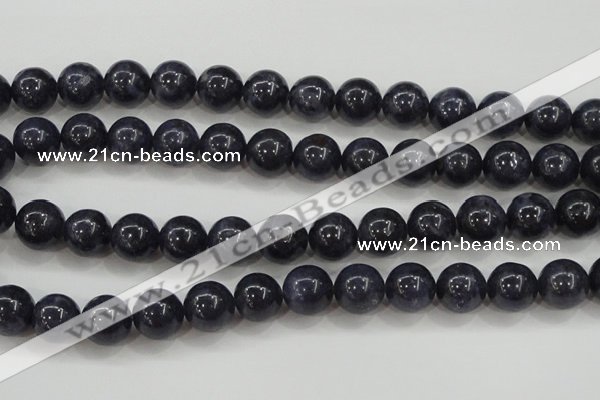 CRZ825 15.5 inches 12mm round natural sapphire gemstone beads