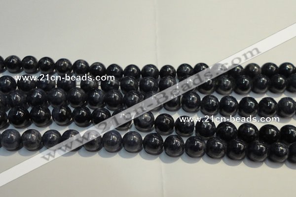 CRZ952 15.5 inches 8mm - 8.5mm round A- grade natural sapphire beads