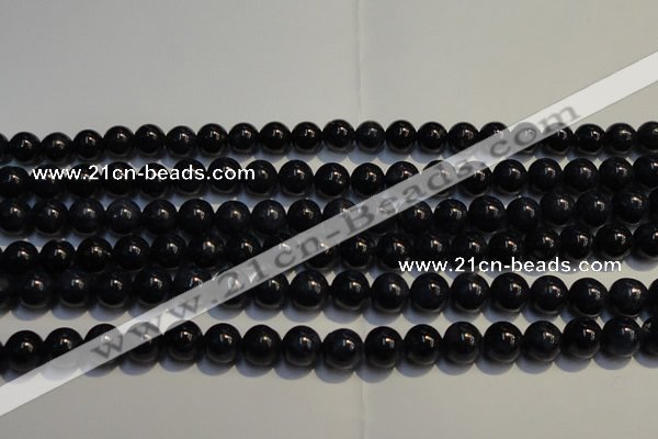 CRZ957 15.5 inches 6mm - 6.5mm round A+ grade natural sapphire beads