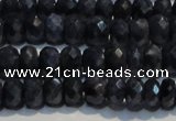 CRZ972 15.5 inches 4*6mm faceted rondelle A- grade sapphire beads