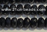 CRZ977 15.5 inches 5*7mm faceted rondelle A grade sapphire beads