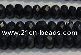 CRZ980 15.5 inches 4*6mm faceted rondelle A+ grade sapphire beads