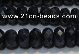 CRZ981 15.5 inches 5*7mm faceted rondelle A+ grade sapphire beads