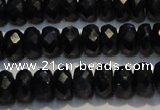 CRZ984 15.5 inches 4*6mm faceted rondelle AA grade sapphire beads