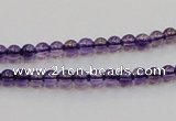 CSA01 15.5 inches 4mm round synthetic amethyst beads wholesale