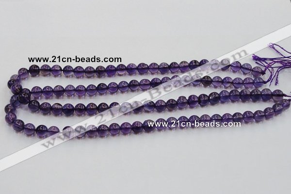 CSA04 15.5 inches 8mm round synthetic amethyst beads wholesale