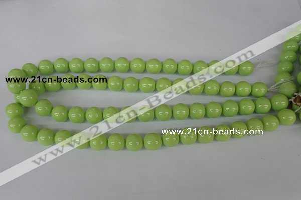 CSB101 15.5 inches 12mm round shell pearl beads wholesale