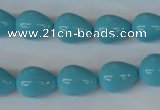 CSB105 15.5 inches 10*13mm teardrop shell pearl beads wholesale