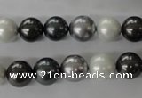 CSB1052 15.5 inches 10mm round mixed color shell pearl beads