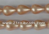 CSB110 15.5 inches 11*15mm teardrop shell pearl beads wholesale