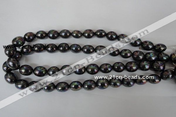 CSB124 15.5 inches 12*15mm rice shell pearl beads wholesale