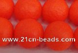 CSB1343 15.5 inches 10mm matte round shell pearl beads wholesale