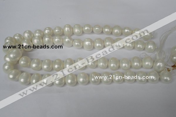 CSB136 15.5 inches 12*15mm – 13*16mm oval shell pearl beads