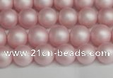 CSB1372 15.5 inches 8mm matte round shell pearl beads wholesale