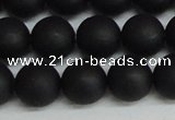 CSB1459 15.5 inches 12mm matte round shell pearl beads wholesale