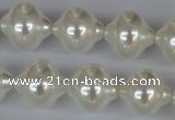 CSB175 15.5 inches 16*17mm lantern shape shell pearl beads