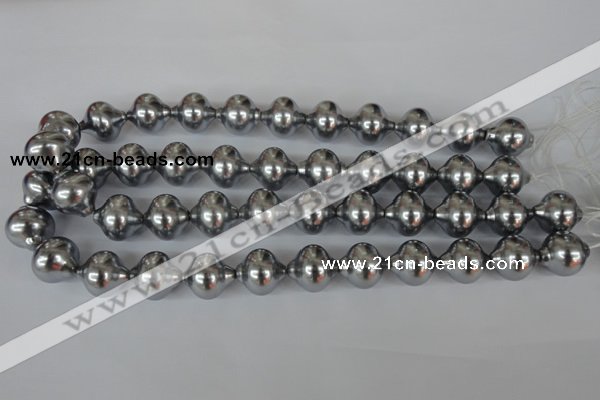 CSB176 15.5 inches 16*17mm lantern shape shell pearl beads