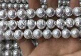CSB2113 15.5 inches 14mm ball shell pearl beads wholesale