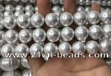 CSB2114 15.5 inches 16mm ball shell pearl beads wholesale